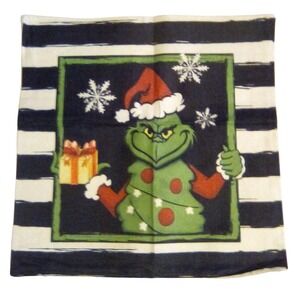 Grinch Christmas Pillow Cover Festive Holiday Decor Throw Pillow Case